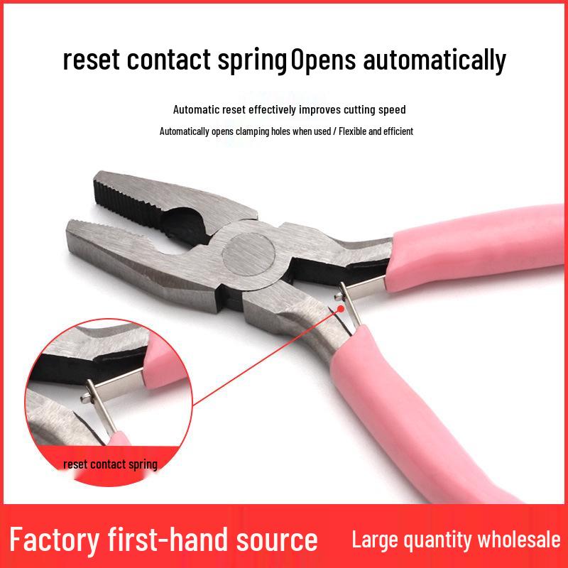 Jewelry Pliers Set: Pointed, Gold/Silver Cutting, Round, Sprue, Flat, Angled Nose Tools for Handmade Wire Wrapping & Beading.