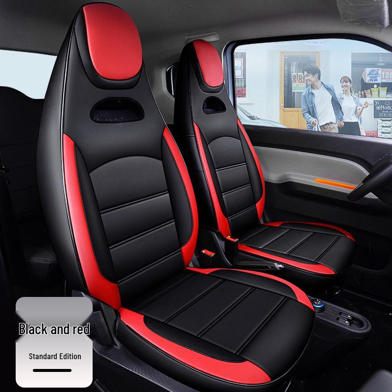 Durable Wuling MINI All-Season Leather Seat Cover with Full Surround Design