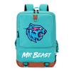 Mr. Beast Oxford Cloth Backpack Computer Bag Junior High School Students Personality Large Capacity Schoolbag