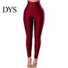 Running Pants Women Yoga Solid Color Hip Lift Skinny High Stretch Trousers Spring Gym Autumn Slim Fit Seamless Fitness Ankle Length Leggings