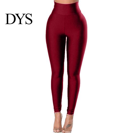 Running Pants Women Yoga Solid Color Hip Lift Skinny High Stretch Trousers Spring Gym Autumn Slim Fit Seamless Fitness Ankle Length Leggings
