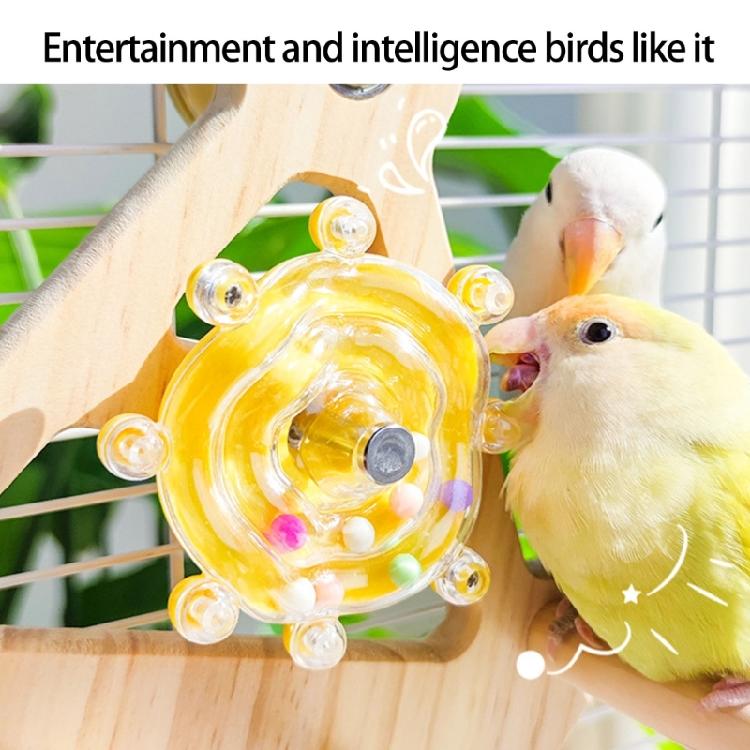 Rocking Parrot Playgrounds Stand Perch Toy with 4 Chewable Perches Encouraging Balance Exercise For Small to Large Bird