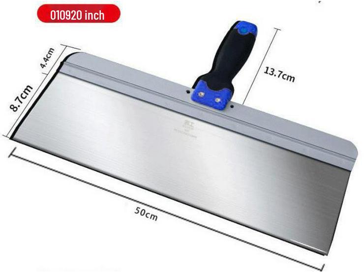 6", 20", 24" Stainless Steel Putty Plastering Tool Set: Sturdy, Wear-Resistant Scrapers for Cleaning and Spreading.