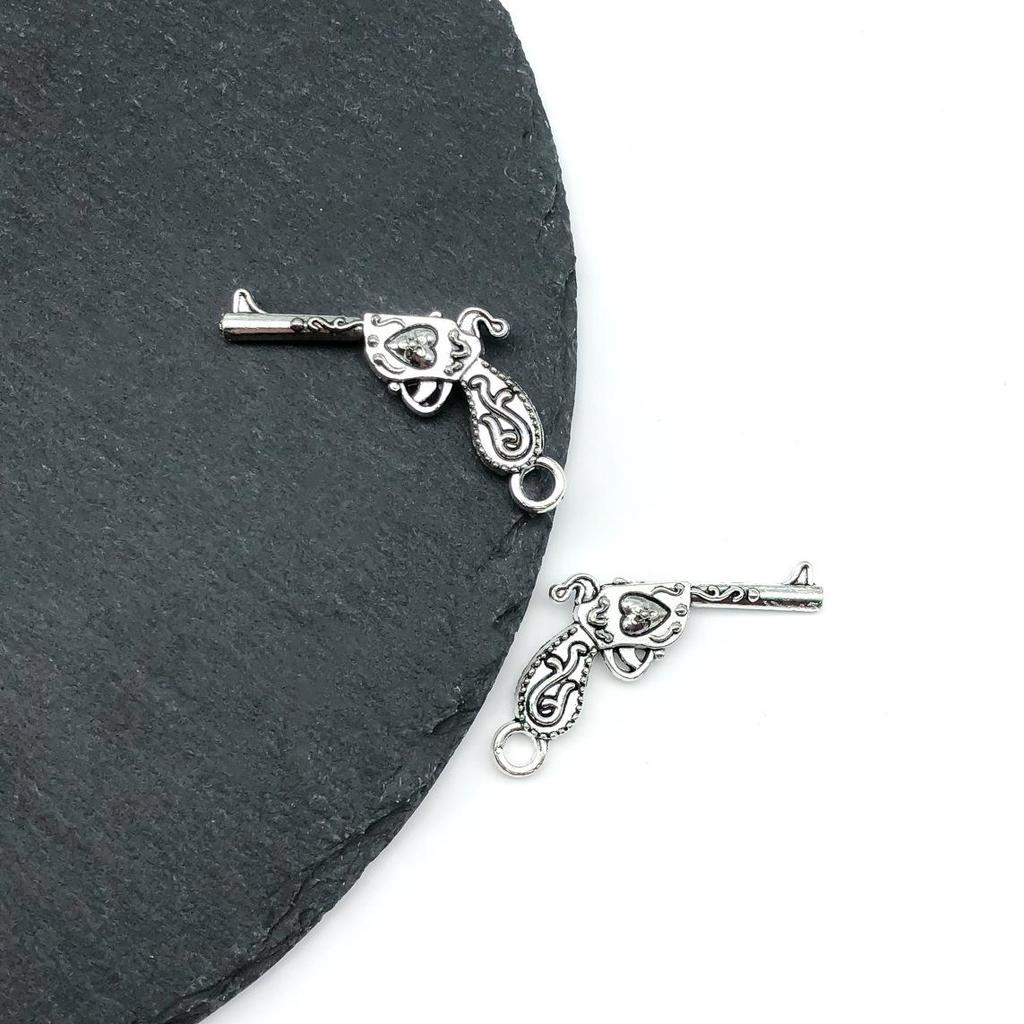 Retro Alloy Bullet Pendant Necklace and Bracelet Jewelry
