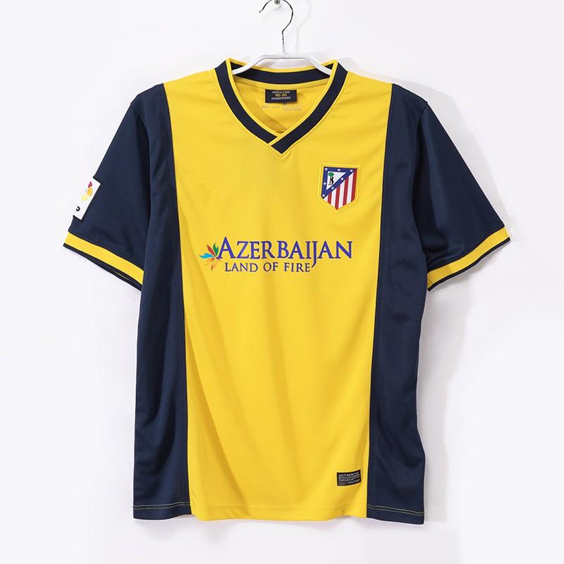 2004-05 Atletico Madrid Retro Soccer Jersey Torres 9 Simoni 14 Short Sleeve Long Vintage Football Shirt