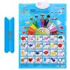 Leleyu Embossed Sound Wall Chart: Early Education Toy for Kids (Pinyin & Numbers Learning)