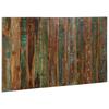 Headboard Multicolored 140 cm Solid Reclaimed Wood