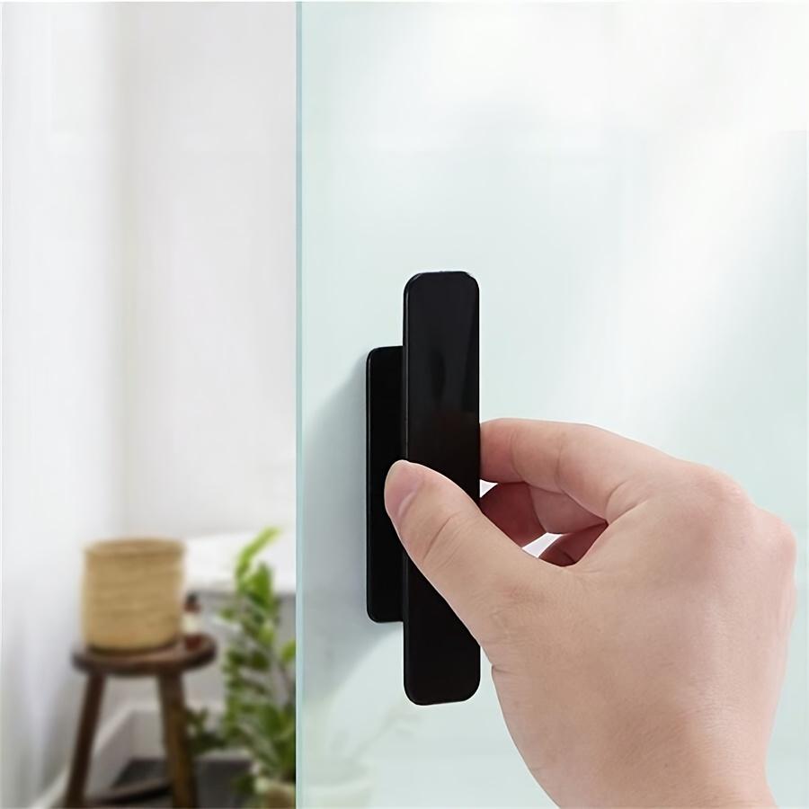 2PCS Window Cabinet Drawer Handles Self-adhesive Door Wardrobe Handle Organizer Paste Open Sliding Door Knob Auxiliary Device