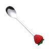 Stainless Steel Fruit Shaped Coffee Spoons Fruit Dessert Spoon Fork Candy Tea Spoon Drink Tableware Kitchen Supplies