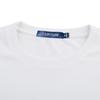 MONTAGUT Men's Embroidered Crew Neck Cotton Blend Short Sleeve T-Shirt