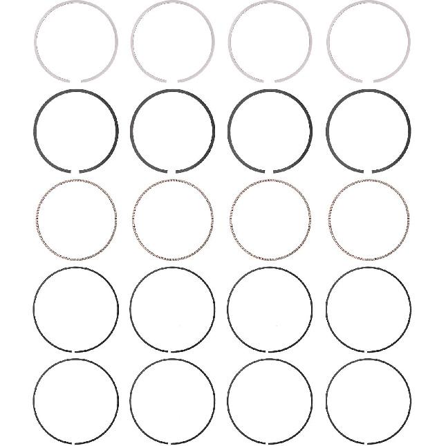 20PCS Engine Piston Ring Set Compatible for Hyundai Kia Elantra Elantra Coupe 2011-2016 1.8L L4 Alloy Piston ring 23040-2E000 23040-2E001 230402E000