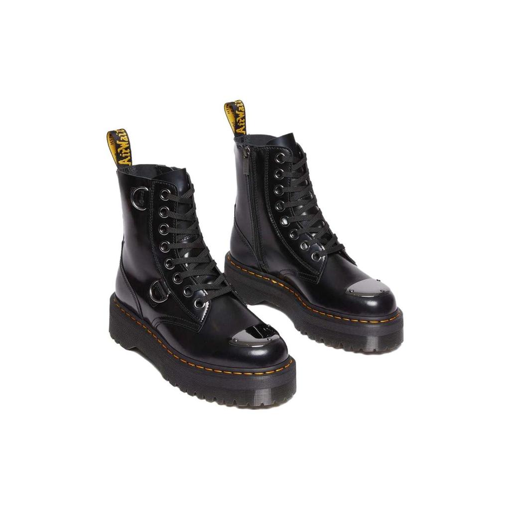 Dr. Martens Jadon Series Comfortable Simple Short Boots Unisex Boots Black 30789001