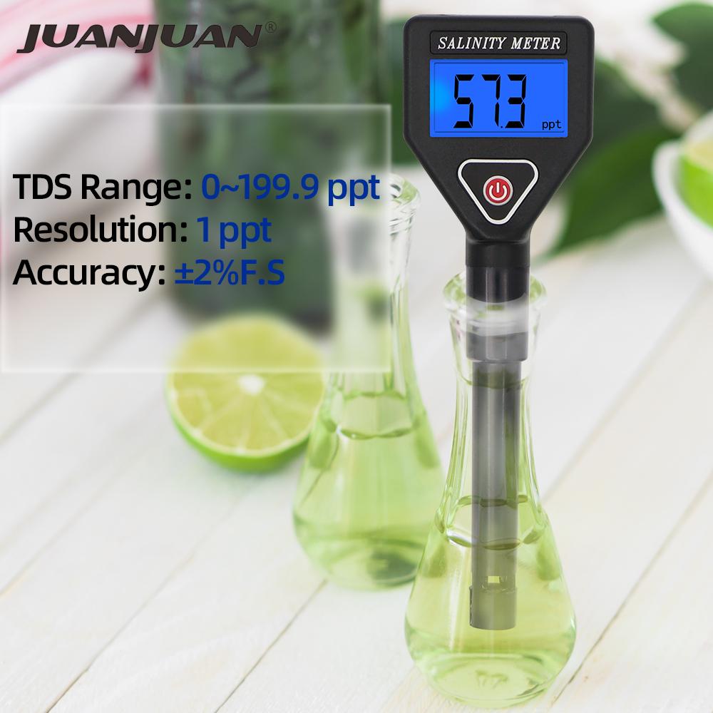 

Digital Salinity PH Meter Tester Pen Beverages Salt Content Water Quality Measure Tool for Aquarium Pool Seawater 40%off Russian Federation