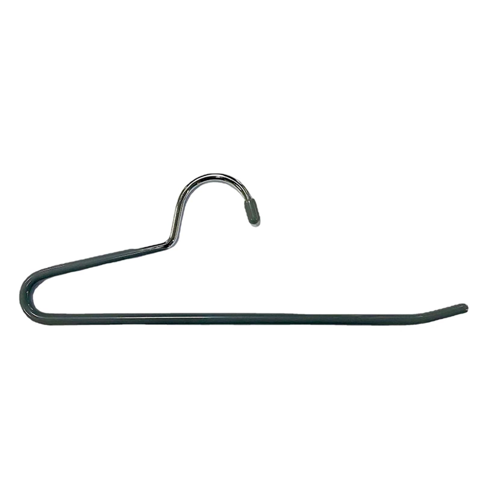 

10 шт. вешалки для брюк, металлические открытые нескользящие вешалки для брюк, вешалки для полотенец, органайзеры для гардероба, принадлежности для хранения одежды 10PCS серый