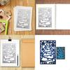 Exquisite Christmas Tree Metal Cutting Die Christmas Card Making Embossing Die X3UC