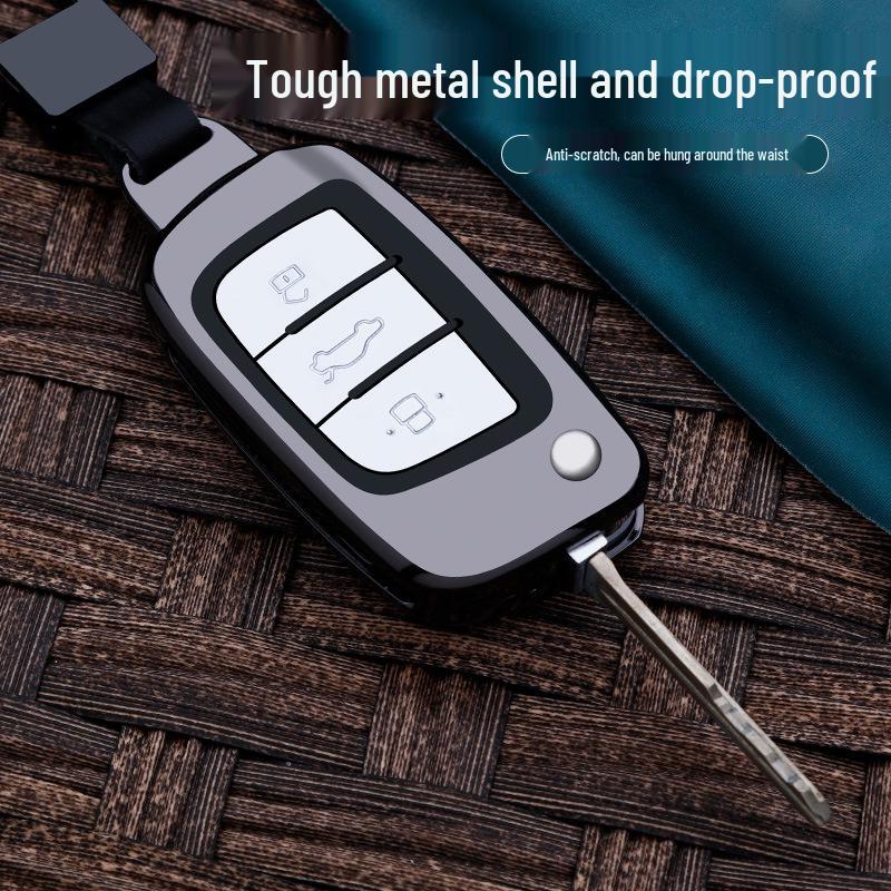 Kovové pouzdro na klíč JAC Refine S2/S3/S5 & M3/M4/M5 s přezkou