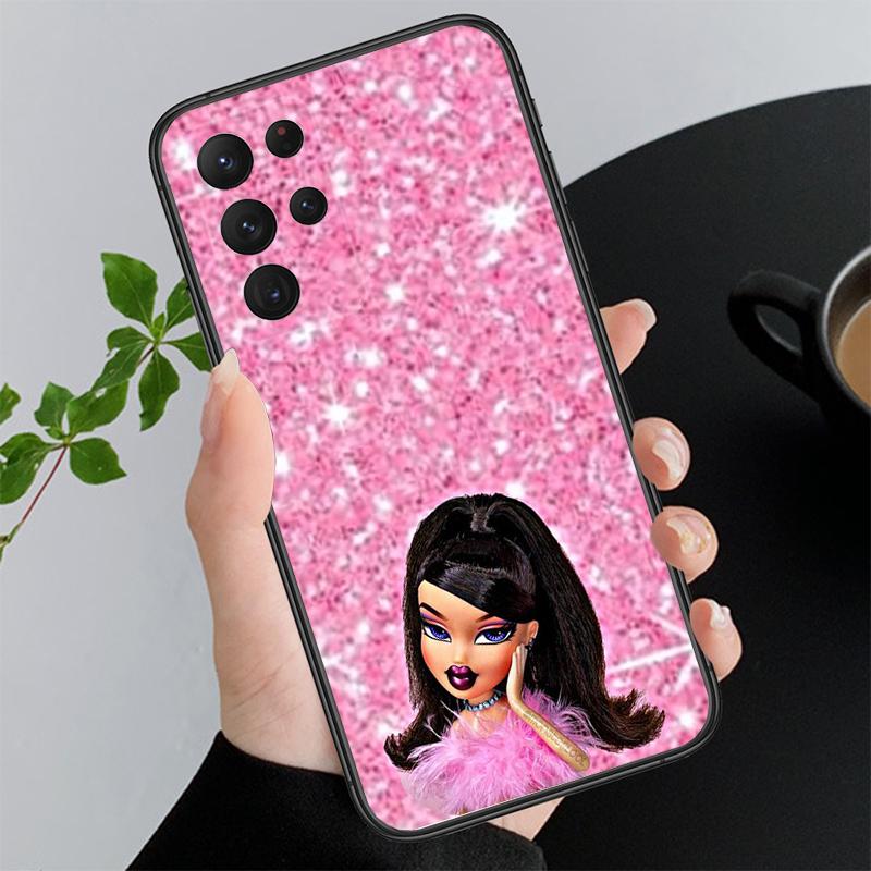 Cute Bratz Doll Phone Case for Samsung Galaxy A55 A15 A54 A52 A33 A34 A35 A25 A05s A05 A22 A24 M34 M54 M23 M14