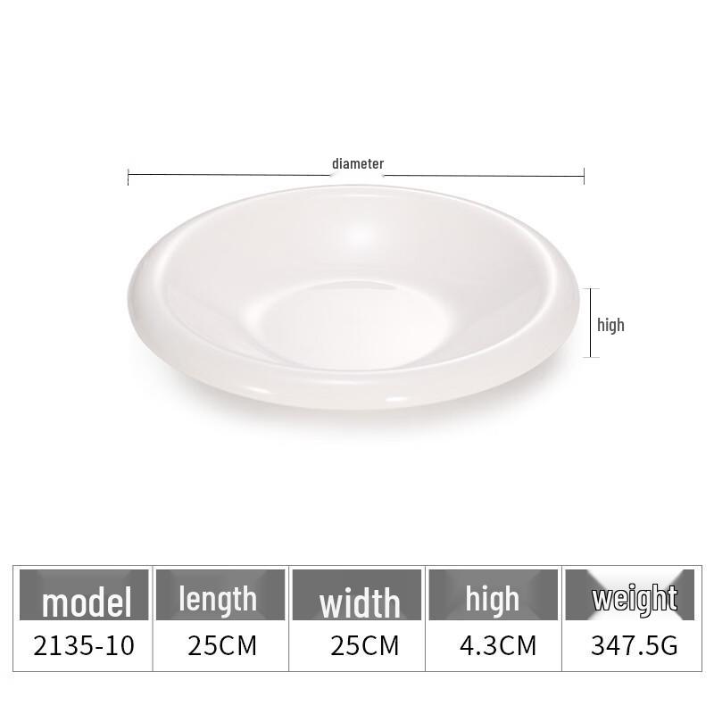 Chuzhou A5 Melamine Deep Round Dinner Plate