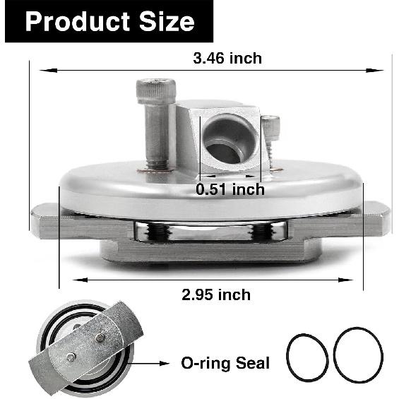 F4TZ-6751-A Dipstick Adapter Repair Kit Fit for Ford 7.3L Powerstroke F250 F350 F450 F550 1994-2003 Excursion 2000-2003 Van E250 E350 1995-2003 OE