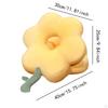 Pillow Cartoon Facial Sweet Soft Flower Shape Desk Hugs Cushion for Bedroom Office Hotel