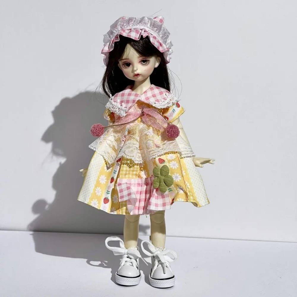 Niedliches 30cm Puppenoutfit Ersatzkleidung 1/6 BJD Puppe Prinzessinnenkleid Set Sweet Lolita Dienstmädchenkleidung Puppenzubehör Mädchengeschenk