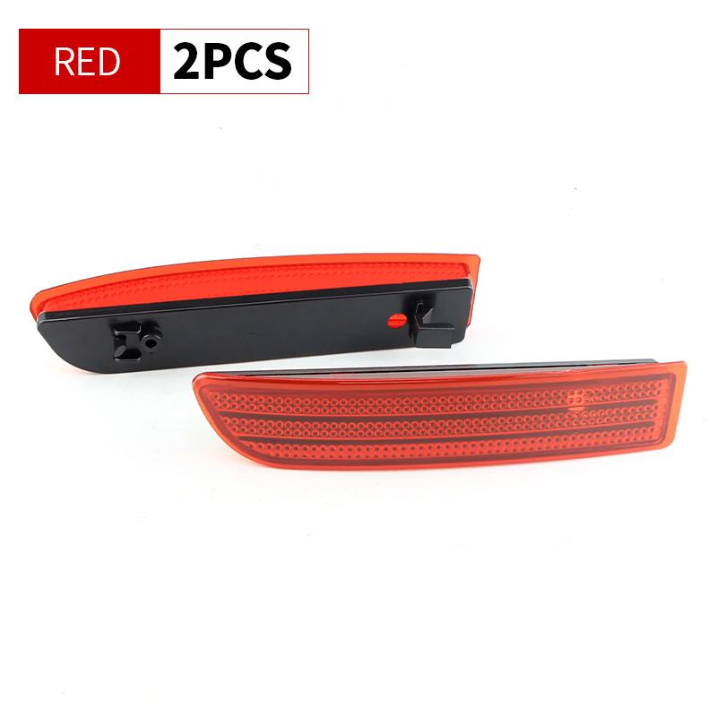 

2PCS For Toyota Avensis Alphard Estima RAV4 Gaia PREVIA IPSUM Car Rear Bumper Reflector Tail Brake Light Cover Shells No Bulb 2PCS Red Shell