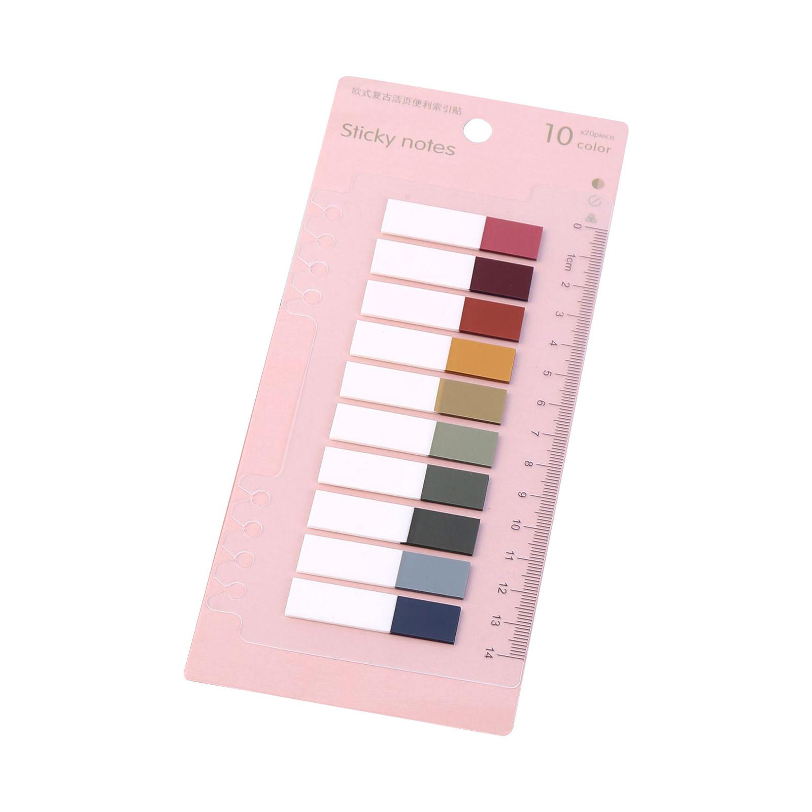 Page Markers Index Tab Morandi Notes Tab Translucent Index Stickers Book File Notes Tab A