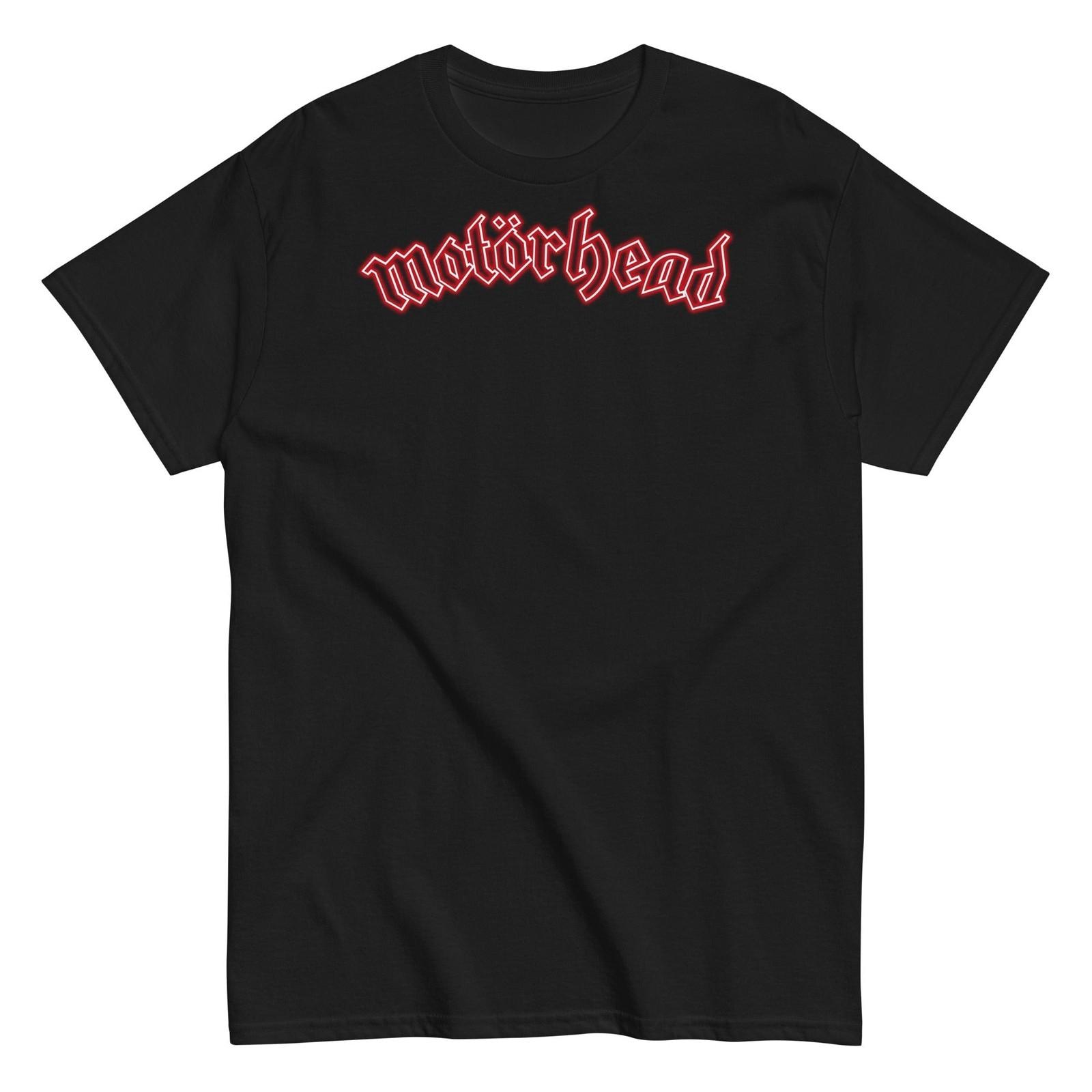 MerchMoment Motorhead Neon Red Ace T-Shirt T-Shirt Black New XL