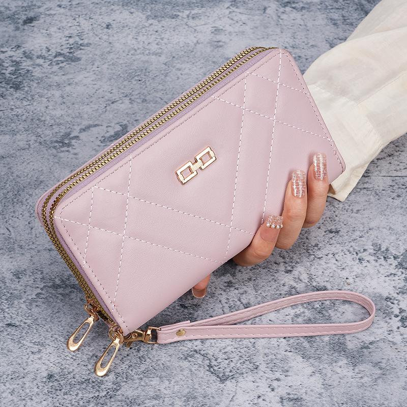 ladies purse clutch bag fashion fresh large-capacity female purse explosions cross-border mobile phone coin purse rhombus.
