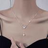 Elegant Pearl & Butterfly Tassel Necklace - 2024 Trendy High-End Luxury Women's Accessory