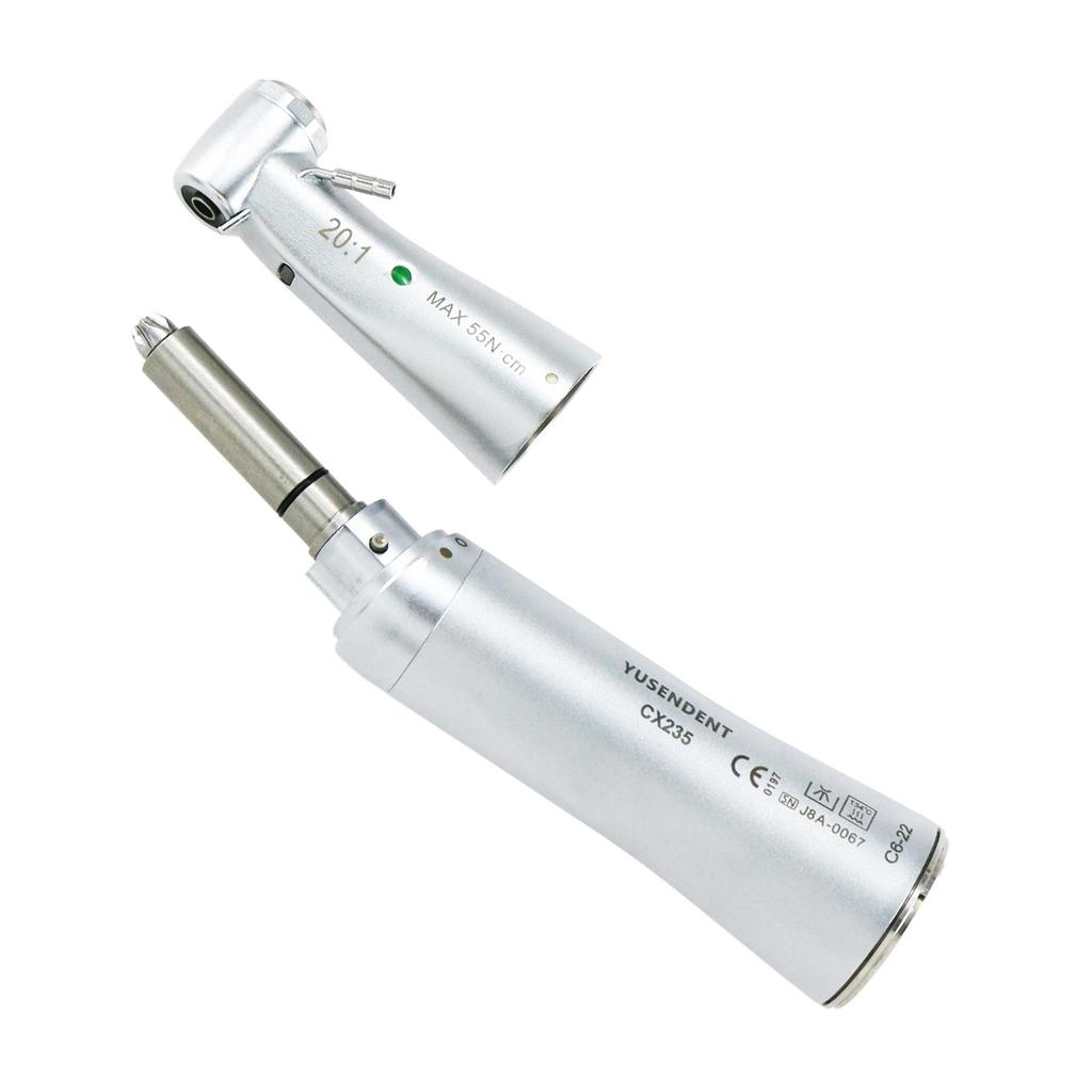 COXO YUSENDENT 20:1 Implant Handpiece Dental Surgical Contra Angle Fiber Optic CX235 C6-22 Compatible NSK Ti-Max
