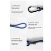 4Pcs High Strength Tent Elastic Rope Cord Hook Fixing Cords String with Carabiner  Survival