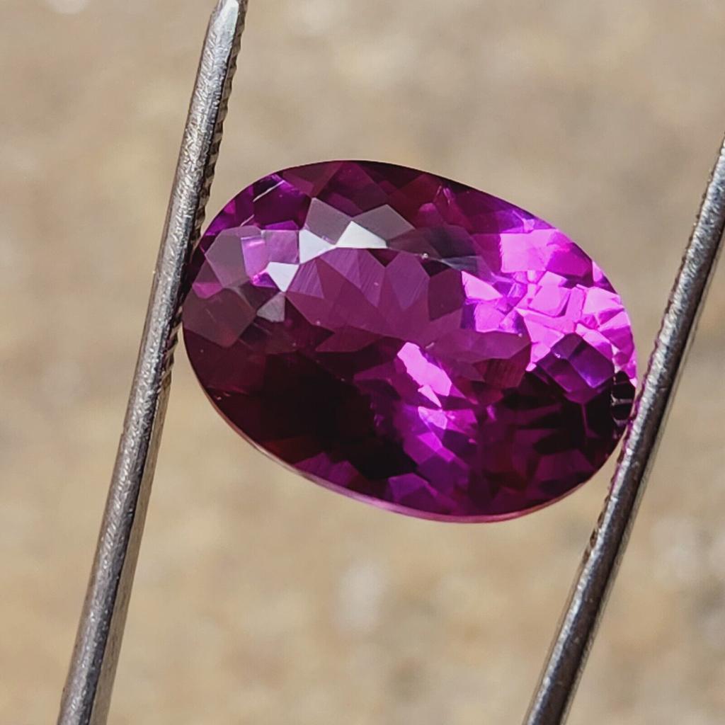 15.10 CT Natural Ceylon Padparadscha Sapphire Gemstone Oval Shape Certified