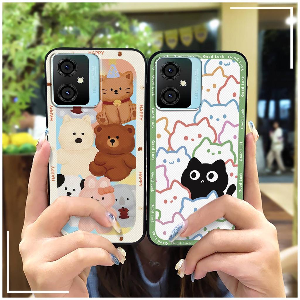 Anti-Klopfen Rückseite Handyhülle Für Blackview Oscal C70 Handyhülle Modisches Design Niedlich TPU Stoßfest Weiche Hülle