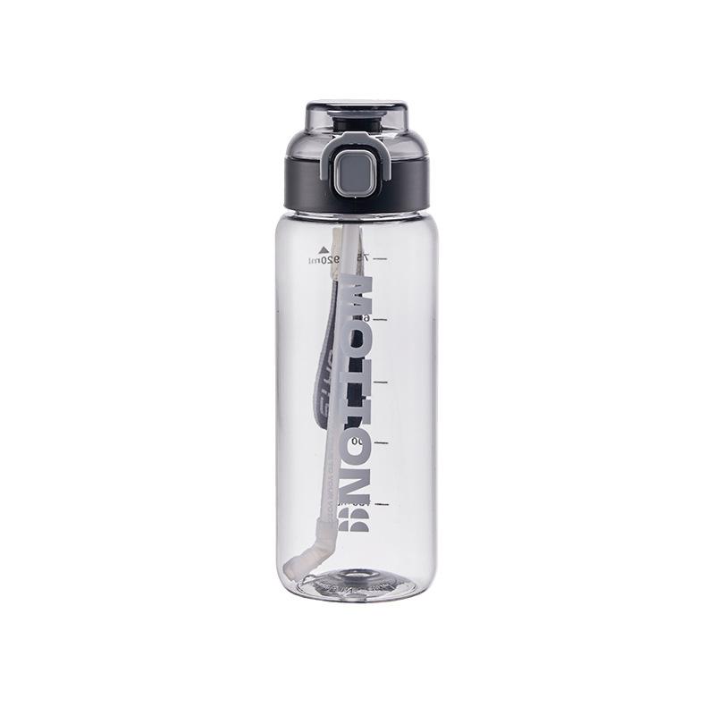 Student Water Bottle - Anti-drop and Anti-leak, Double-ended Straw Cup, Outdoor Sports Water Bottle, Portable Travel Cup, Space Cup
