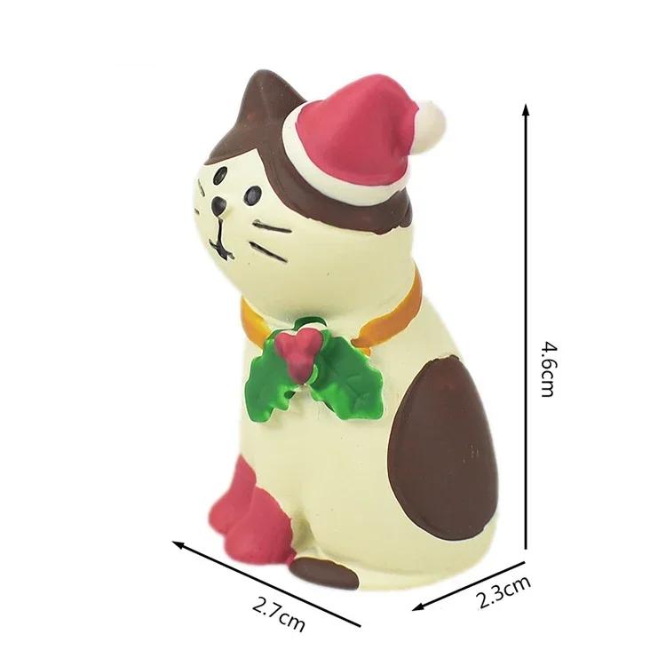 1pc Scene Decoration Christmas Series Bookshelf Decorationt Collectible Home Decoration Garden Resin Craft Toy Bonsai Ornaments