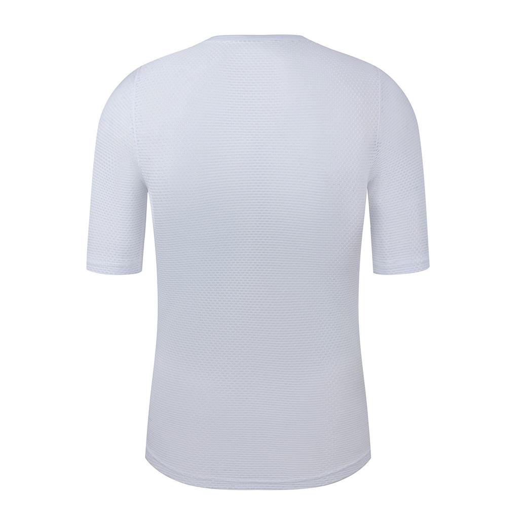 Breathable Quick-Dry Mesh Cycling Base Layer - Long Sleeve, Sweat-Wicking, Elastic, Tight-Fit