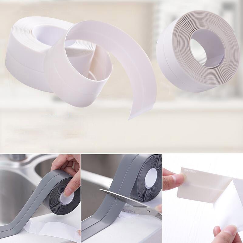 Colors Bath 4 Wall Sealing Strip Waterproof Selfadhesive Kitchen Tape Caulk