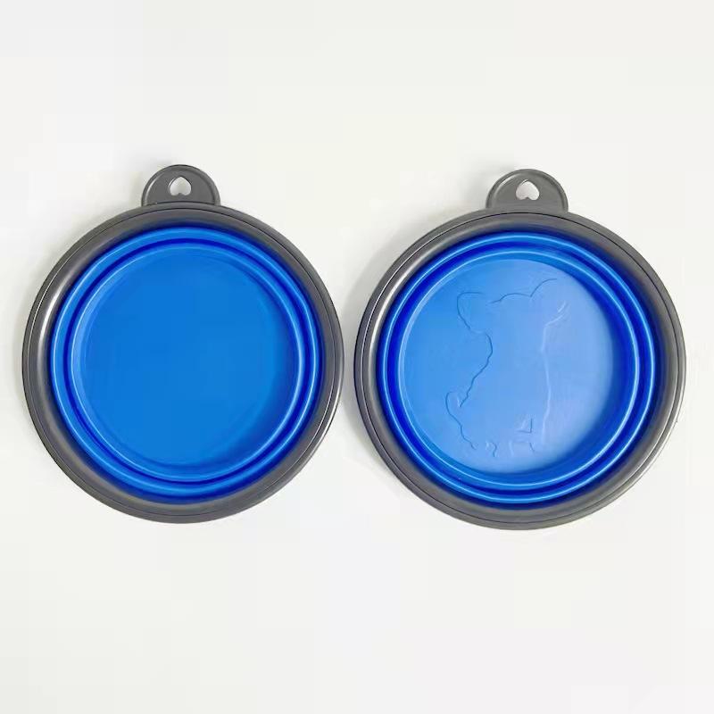 Silicone Folding Dog Bowl Portable Pet Food And Water Bowl For Cats And Dogs Travel Outdoor Camping Hiking Supplies KTY