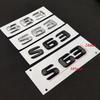 3D ABS Chroom S 63 Logo S63 Embleem Letters Sticker Auto Kofferbak Badge Decal Voor S63 C217 Accessoires