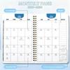 A5 2027-2030 Monthly Calendar Spiral Bound Annual Calendar Notebook 4-Year Plan Book  Gift For Kids