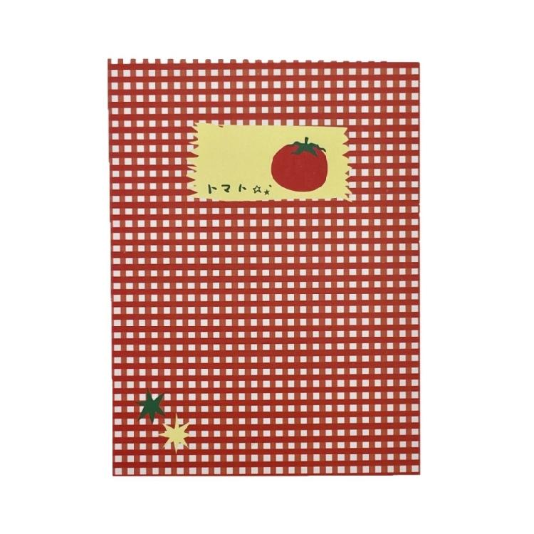 Tomato Notebook 96-100 Pages Unlined Thick Blank Memobook Journal for Writing Sketching Journaling Drawing Sketchbook 1