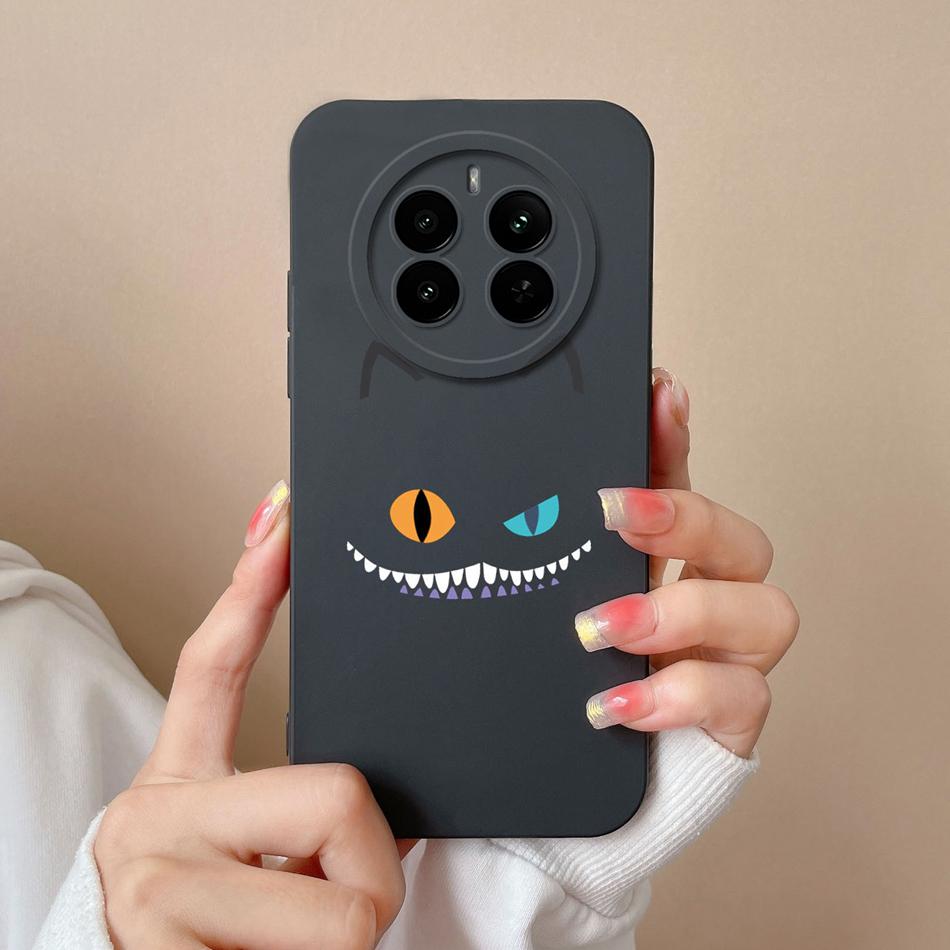 Love Heart Case For Realme 12 Pro Plus 12 Lite Back Cover For Realme12 4G Funda Liquid Silicone Camera Protection Phone Housing
