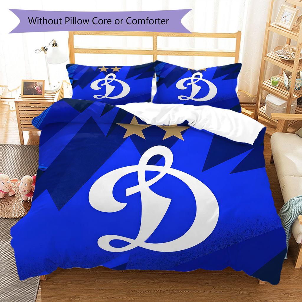 Dynamo Moscow Glory Bedding Quilt Set Quilt Cover Pillowcase Home Decoration Birthday Gift (1 * Duvet Cover + 2 * Pillowcase, Without Core)