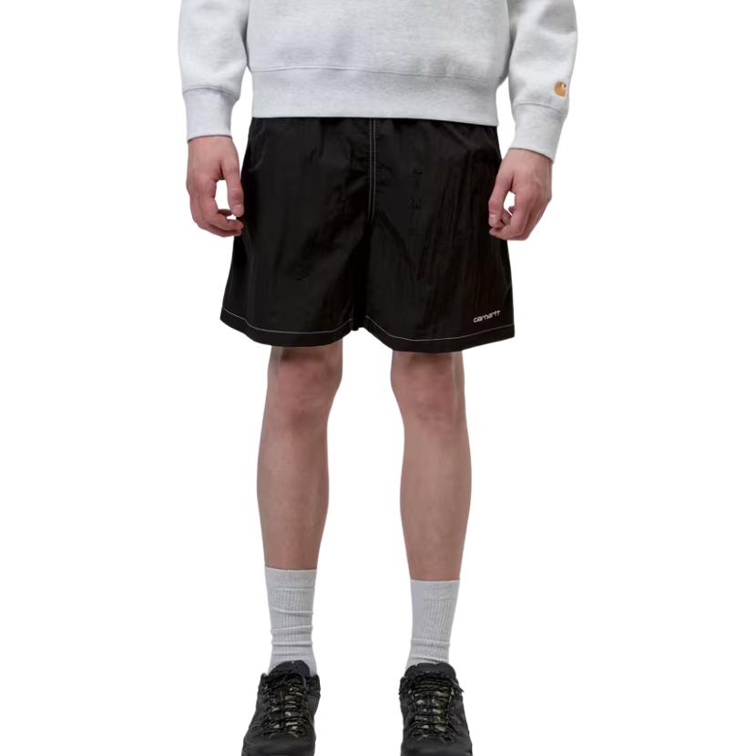 Carhartt WIP SS25 Canby Swim Trunks Contrast Stitch Embroidered Logo Side Pocket Comfortable Minimalist Swim Shorts Men Swim Trunks I034570-0D2-XX