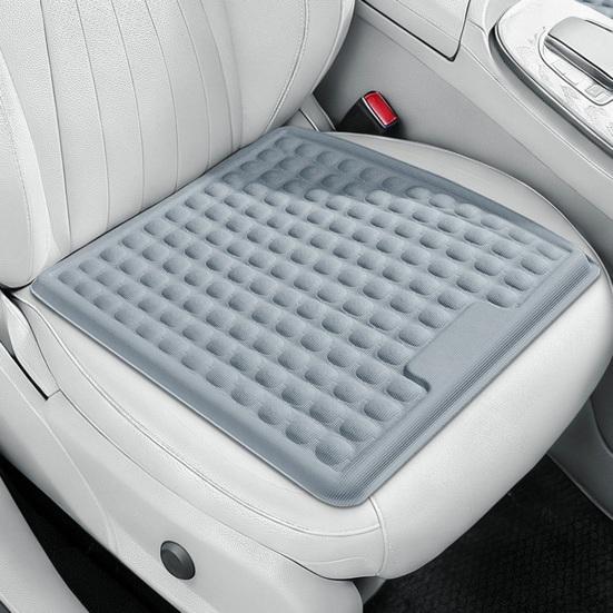 Cooling Gel Seat Cushion for Office Gaming Chair Breathable Ice Silk Pad for Car Summer Pressure Relief Mat for Long Sitting