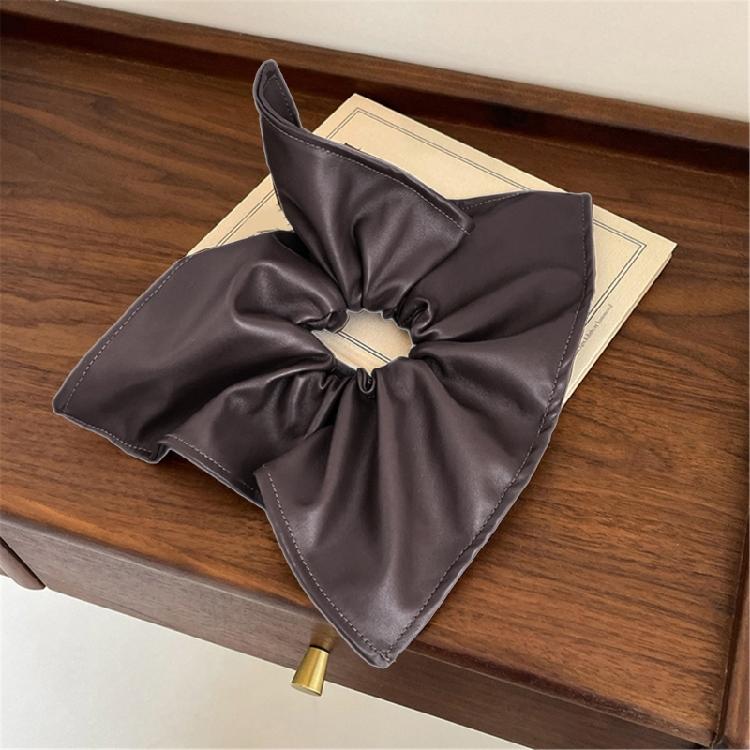 Multiuse Hair Tie Party Hair Decorative Hair Scrunchies for Shopping and Travel Casual Formal Event PU Leather Hair Rope