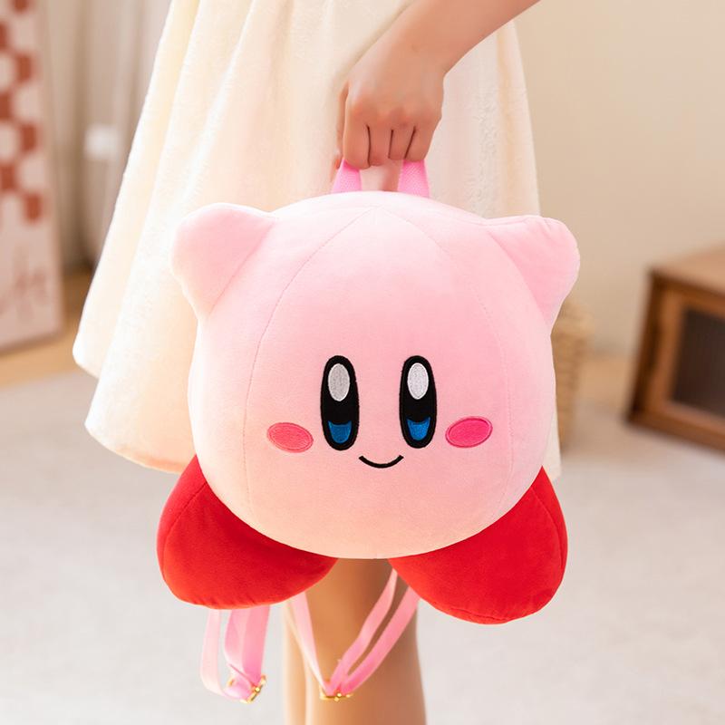 

Аниме Kawaii Star Kirby Сумочка Милый Рюкзак Мягкая Игровая Кукла Игрушки для Детей Подарки На День Рождения