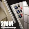 High Clear Phone Case For Samsung Galaxy S25 Edge S24 S23 Ultra S24 S25 FE A56 A55 A15 A16 A25 A54 5G Transparent Hard PC Cover
