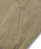 COVERNAT Preppy Corduroy Varsity Jacket Beige